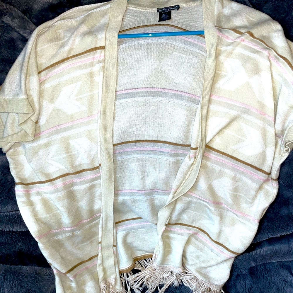 Vintage Wet Seal Fringe Cardigan